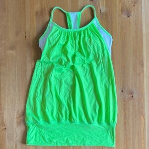 Lululemon No Limits Tank Top Zippy Green